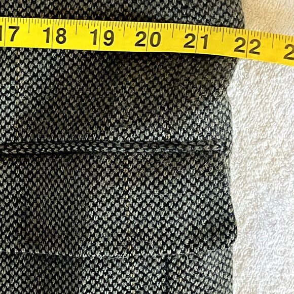 Brooks Brothers Vtg Sport Coat Wool Flannel Check Stripe Gray Black 42 43 USA - Picture 8 of 16